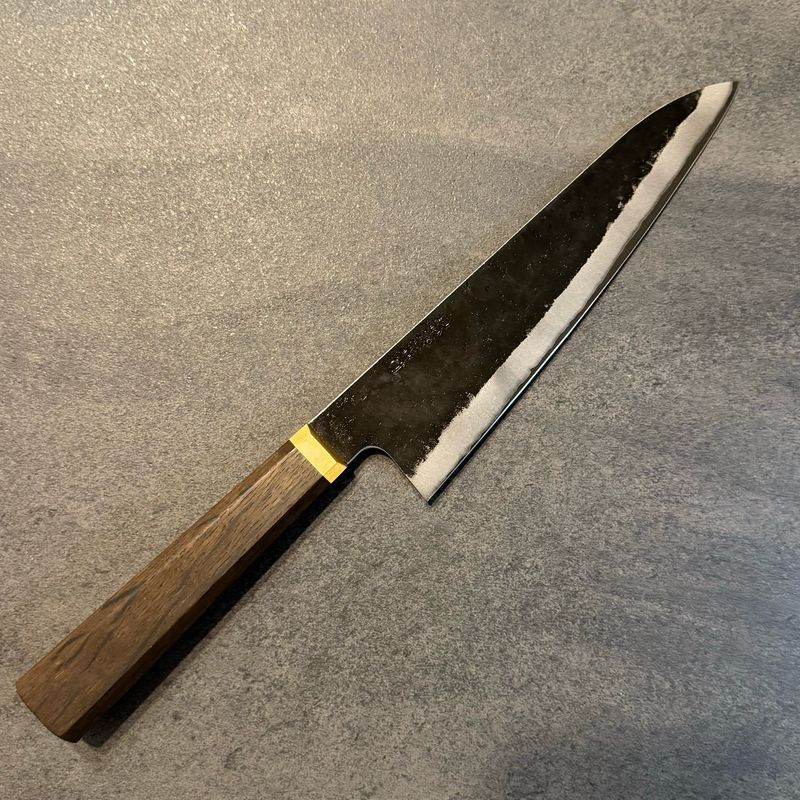 Blenheim Forge Stainless Clad Gyuto 205mm with Oak handle