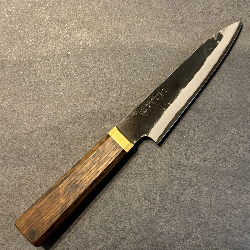 Blenheim Forge Stainless Clad Petty 125mm with Oak handle