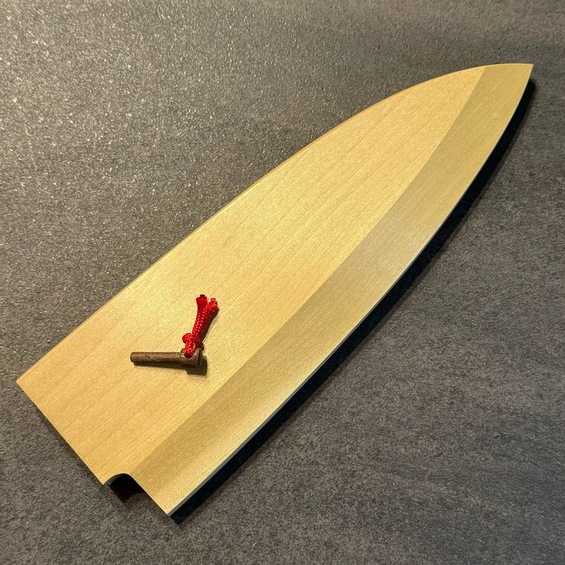 Hitohira Mumei Ho wood saya Deba 165mm - Wa Handle