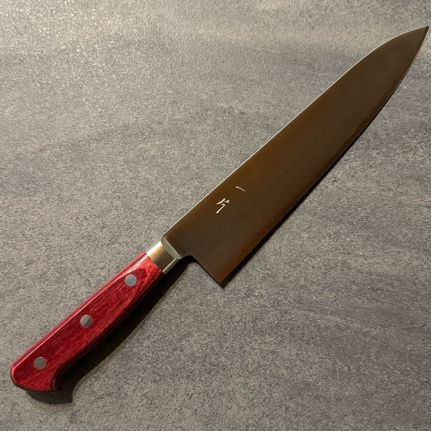 Hitohira TP (by Takamura) 210mm Gyuto - wine pack handle