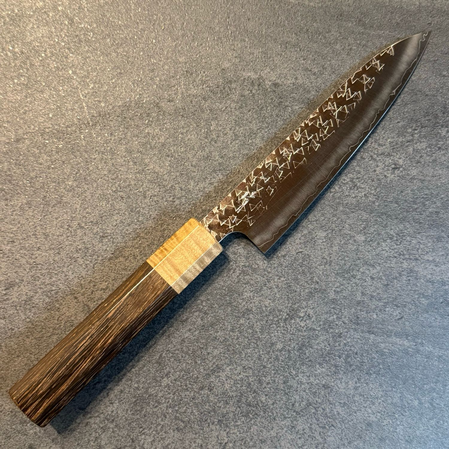 Hitohira Echizen SG2 Tsuchime Petty 140mm Tagayasan handle