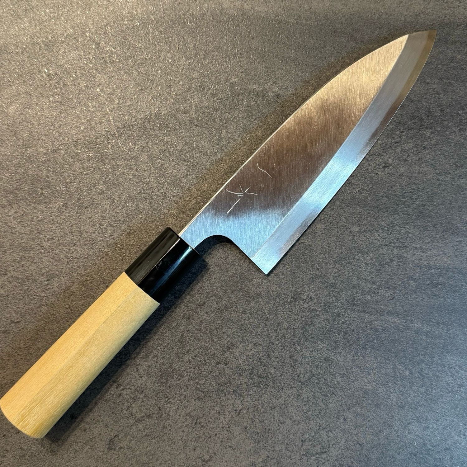 Hitohiro Manzo Silver #3 Deba 165mm D-shape Ho wood handle