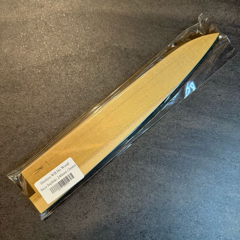 Hitohira WB Ho wood Saya Sujihiki 240mm / 3mm