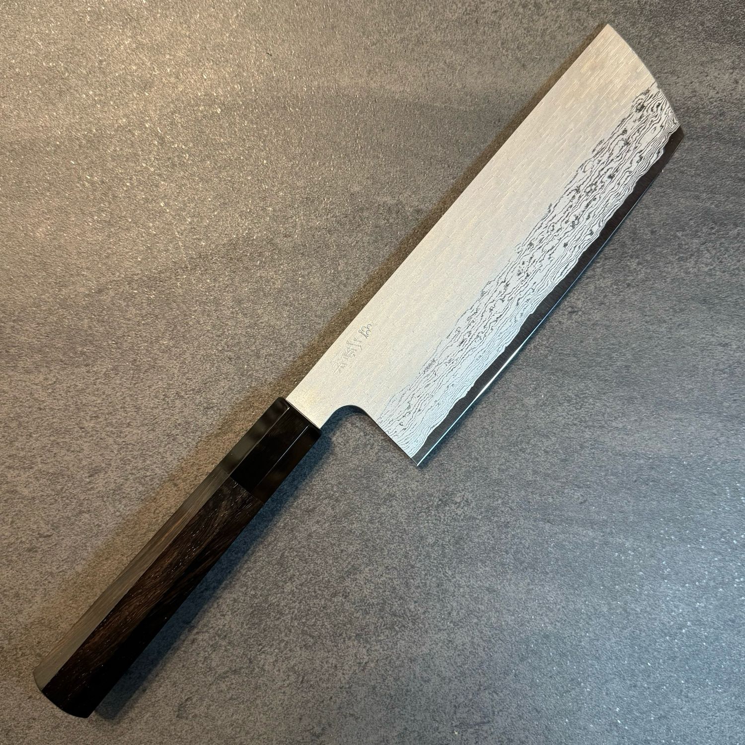 Nigara VG XEOS Nakiri 180mm Ebony Handle
