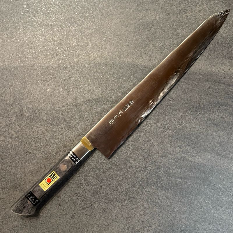 Kogetsu Carbon Sujihiki 300mm Pakka Handle Kogetsu Carbon Sujihiki 300mm Pakka Handle