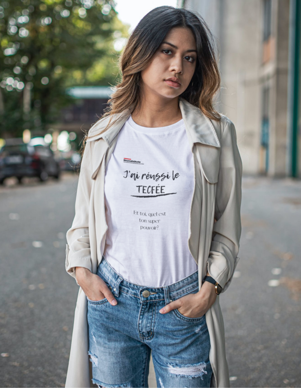 T-shirt pour femmes- J'ai réussi le TECFÉE!