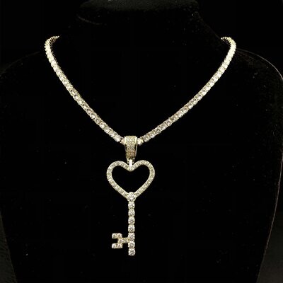 Iced Key Pendant