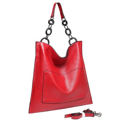 BaggLady Leather Slouchy Shoulder Purse