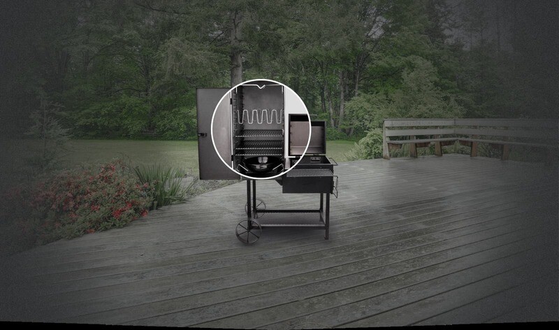The BANDERA® VERTICAL OFFSET SMOKER