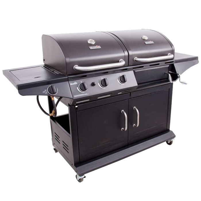 Deluxe Charcoal and Gas Combo Grill