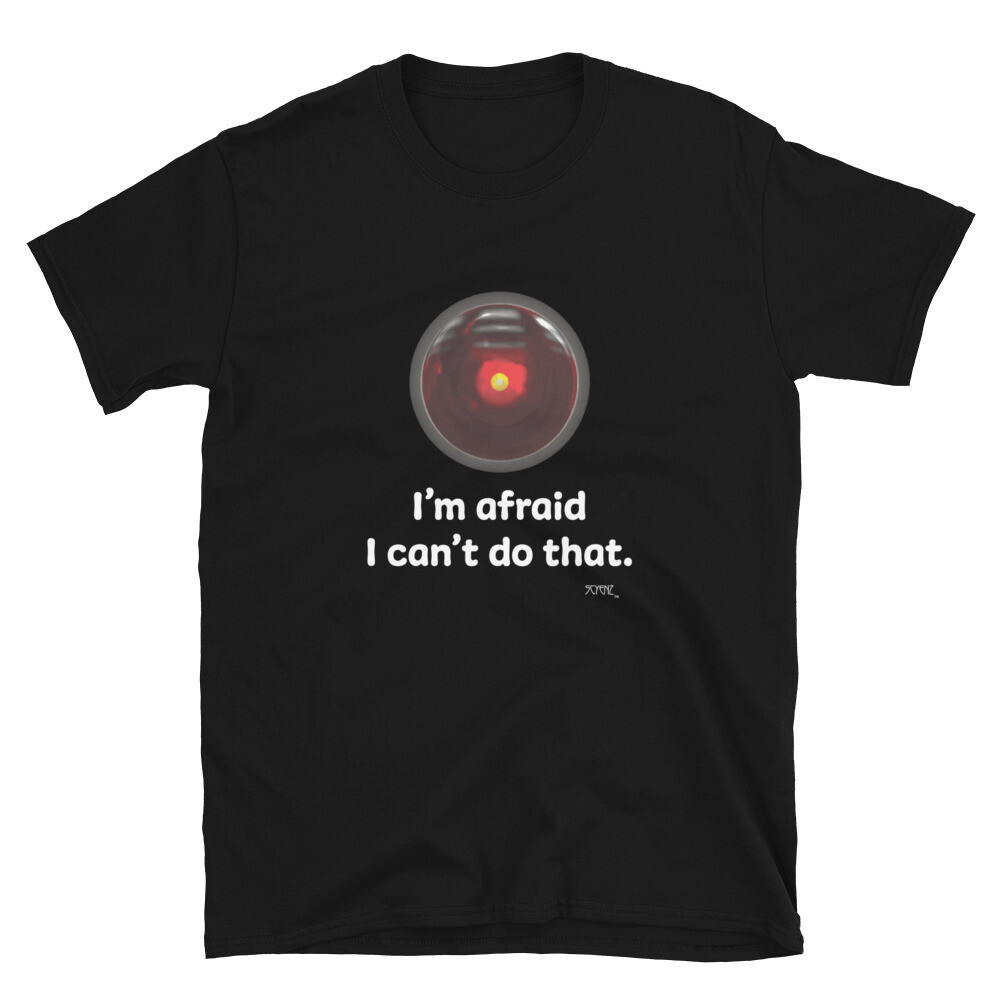 I_Can&#39;t_Do_That SCYENZ Short-Sleeve Unisex T-Shirt - Science and Math Collection, Color: Black, Size: S