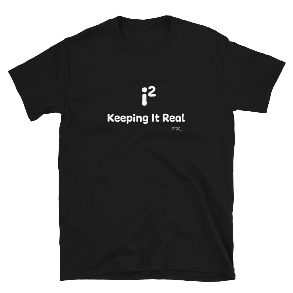 Keeping_It_Real SCYENZ Short-Sleeve Unisex T-Shirt - Science and Math Collection, Color: Black, Size: S