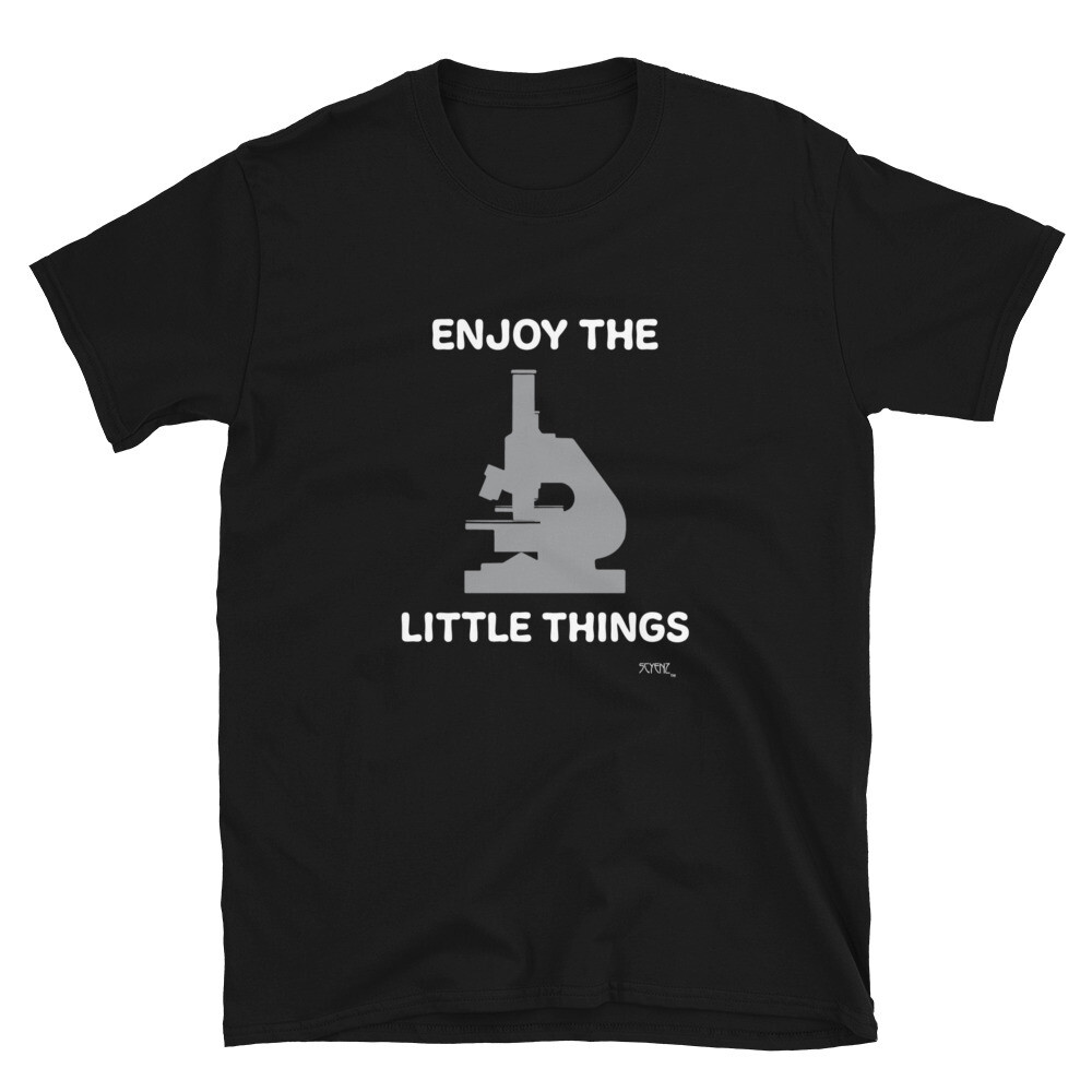 Little_Things SCYENZ Short-Sleeve Unisex T-Shirt - Science and Math Collection, Color: Black, Size: S