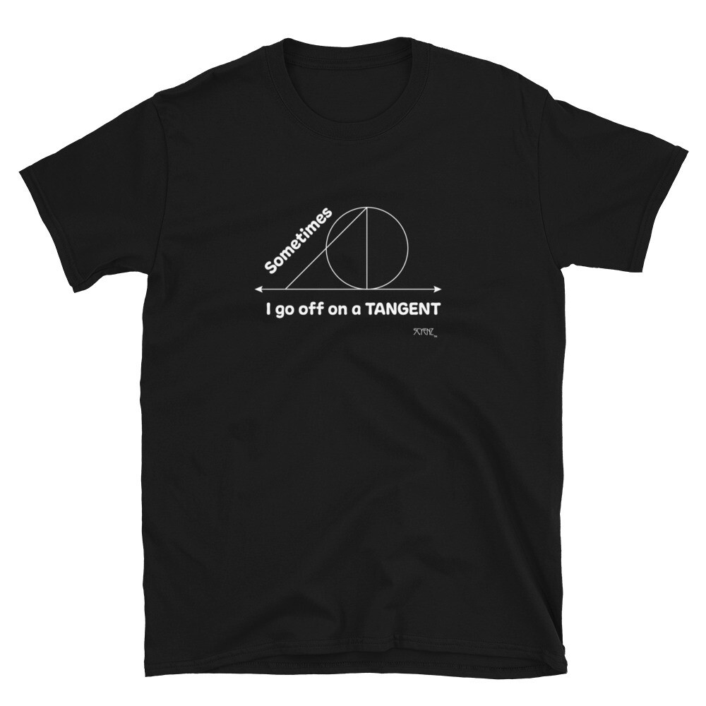 Tangent SCYENZ Short-Sleeve Unisex T-Shirt - Science and Math Collection, Color: Black, Size: S
