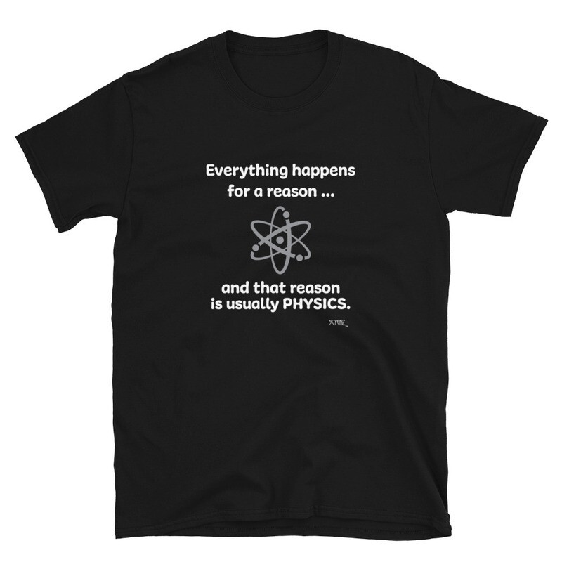 Usually_Physics SCYENZ Short-Sleeve Unisex T-Shirt - Science and Math Collection