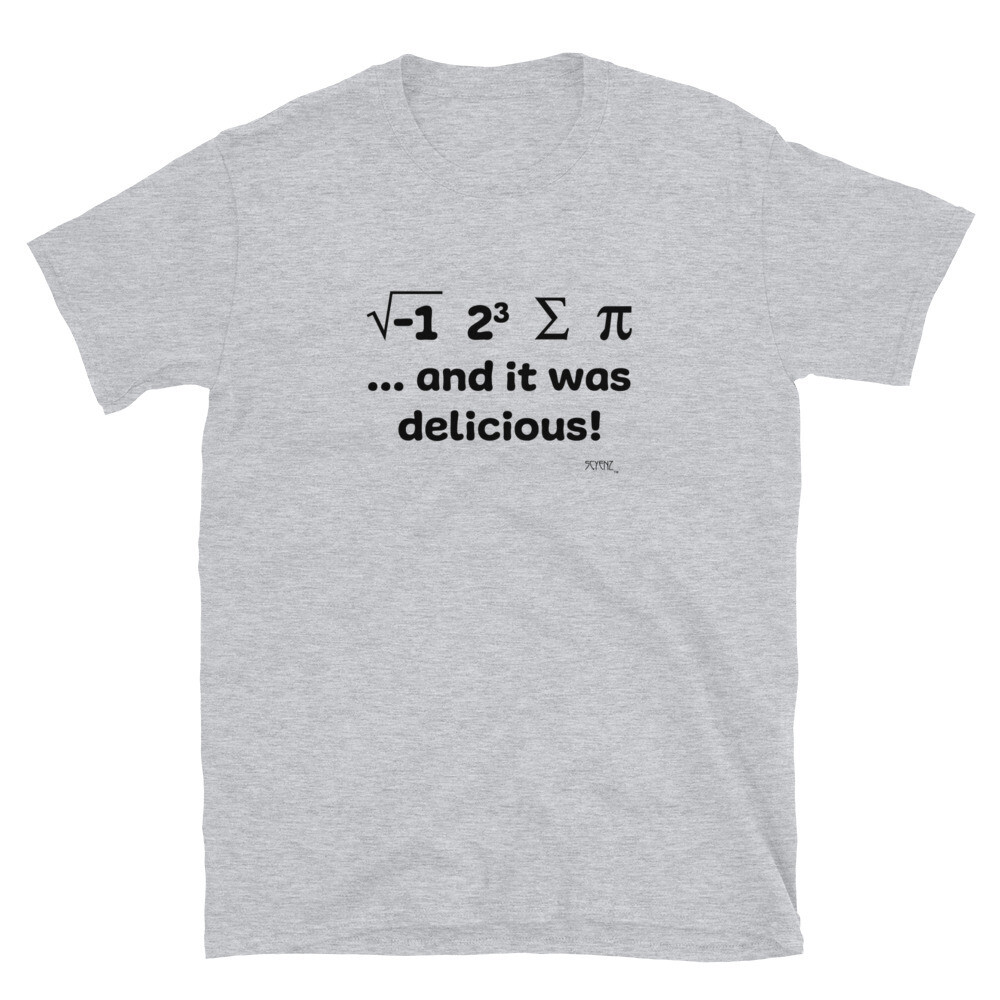 I_Eight_Sum_Pi SCYENZ Short-Sleeve Unisex T-Shirt - Science and Math Collection