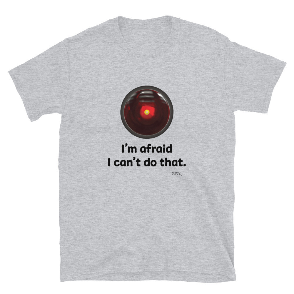I_Can&#39;t_Do_That SCYENZ Short-Sleeve Unisex T-Shirt - Science and Math Collection, Color: Sport Grey, Size: S