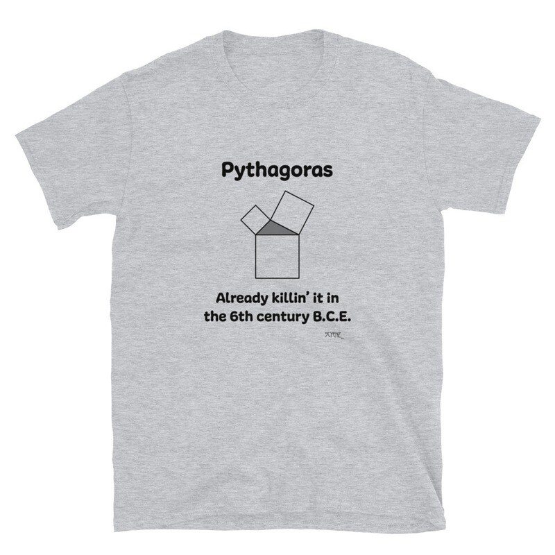 Pythagoras SCYENZ Short-Sleeve Unisex T-Shirt - Science and Math Collection