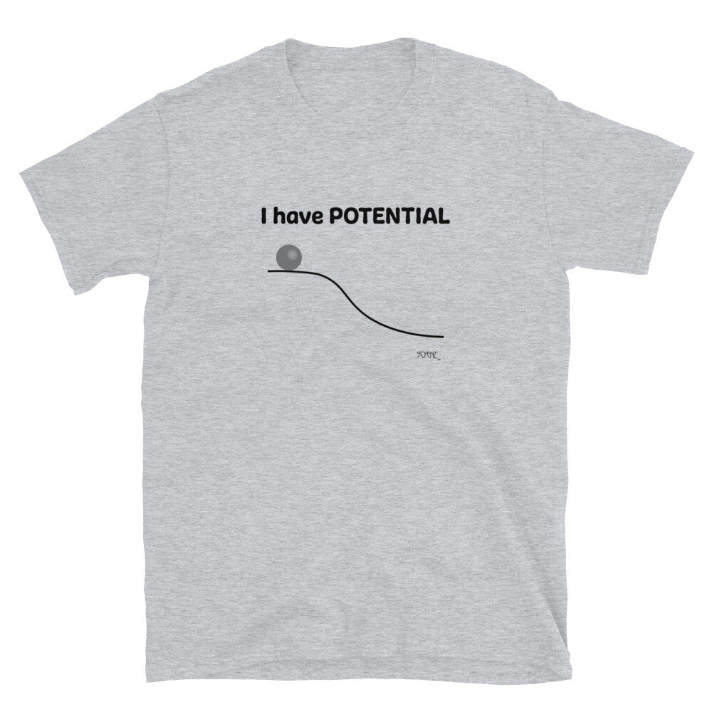 Potential SCYENZ Short-Sleeve Unisex T-Shirt - Science and Math Collection