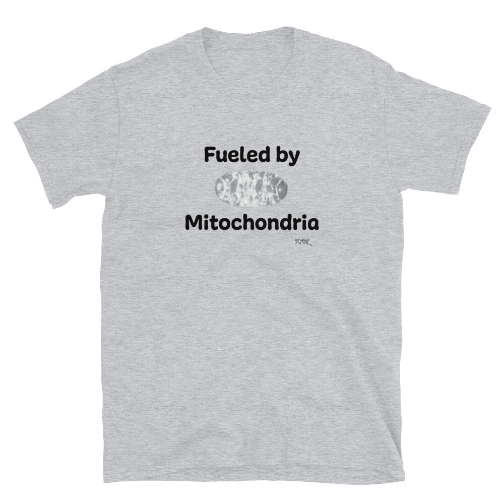 Mitochondria_2 SCYENZ Short-Sleeve Unisex T-Shirt - Science and Math Collection