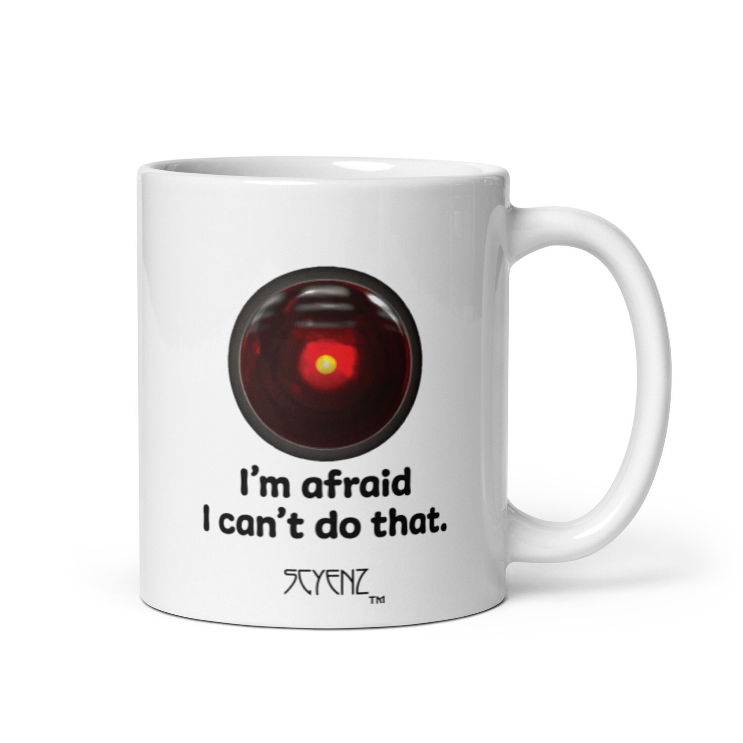 I_Can&#39;t_Do_That SCYENZ White glossy mug - Science and Math Collection, Size: 11oz