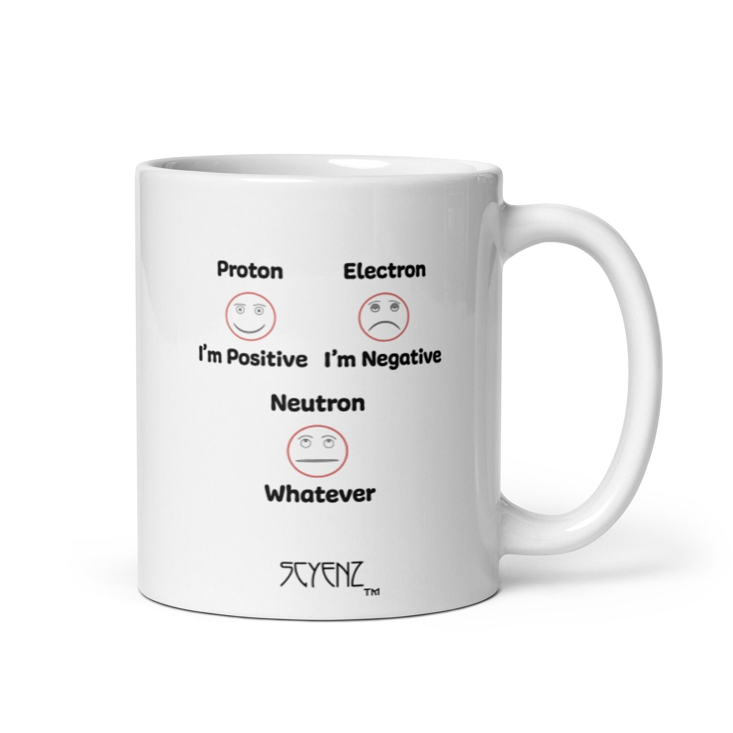 Neutron_Whatever SCYENZ White glossy mug - Science and Math Collection, Size: 11oz