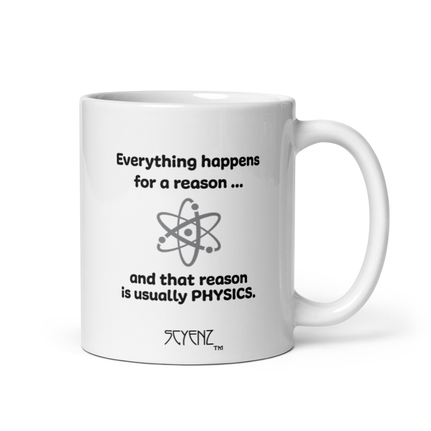 Usually_Physics SCYENZ White glossy mug - Science and Math Collection