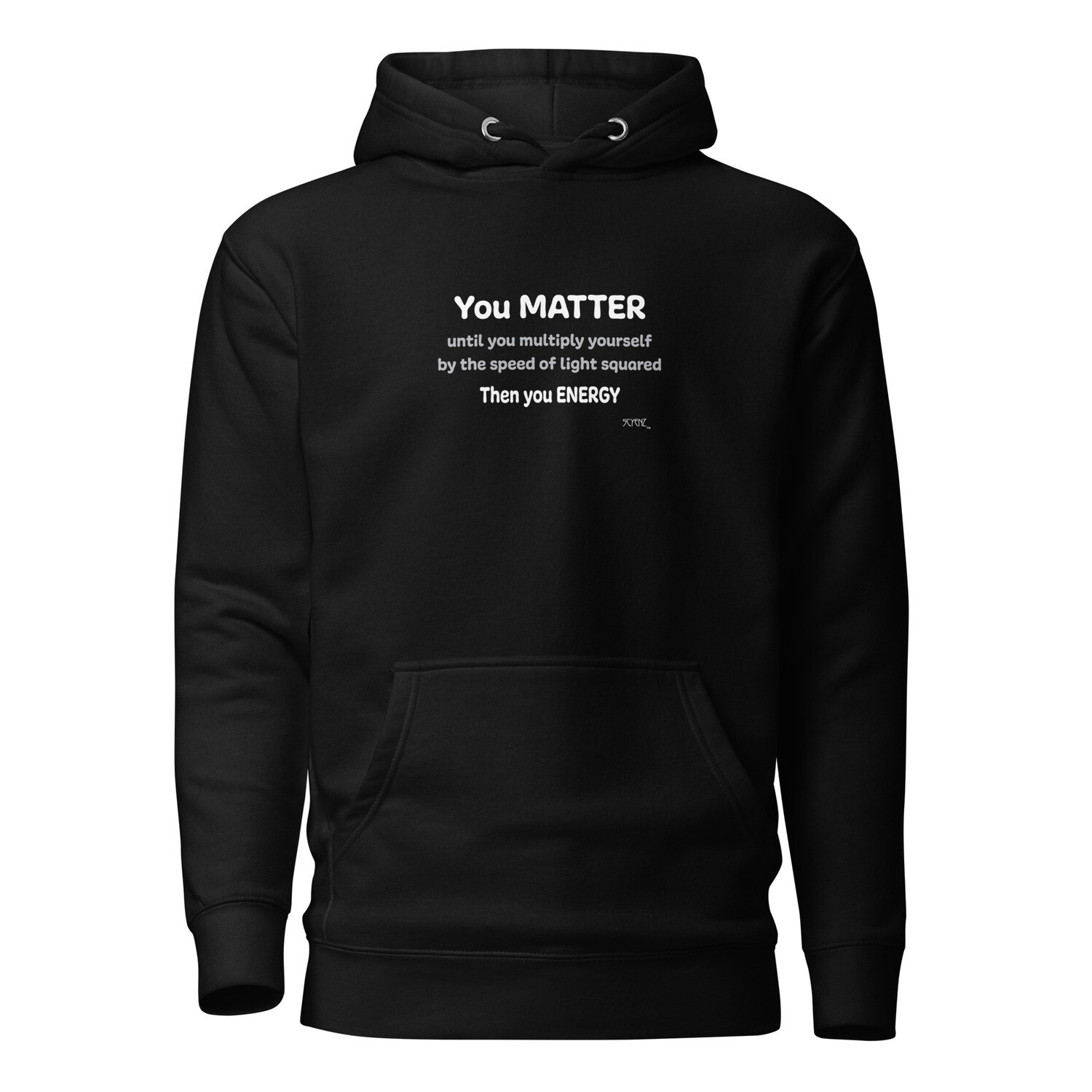 You_Matter SCYENZ Unisex Hoodie - Science and Math Collection, Color: Black, Size: S