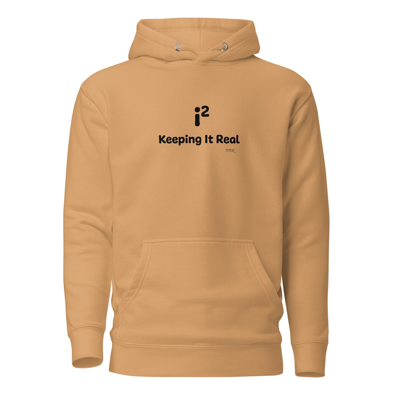 Keeping_It_Real SCYENZ Unisex Hoodie - Science and Math Collection, Color: Khaki, Size: S