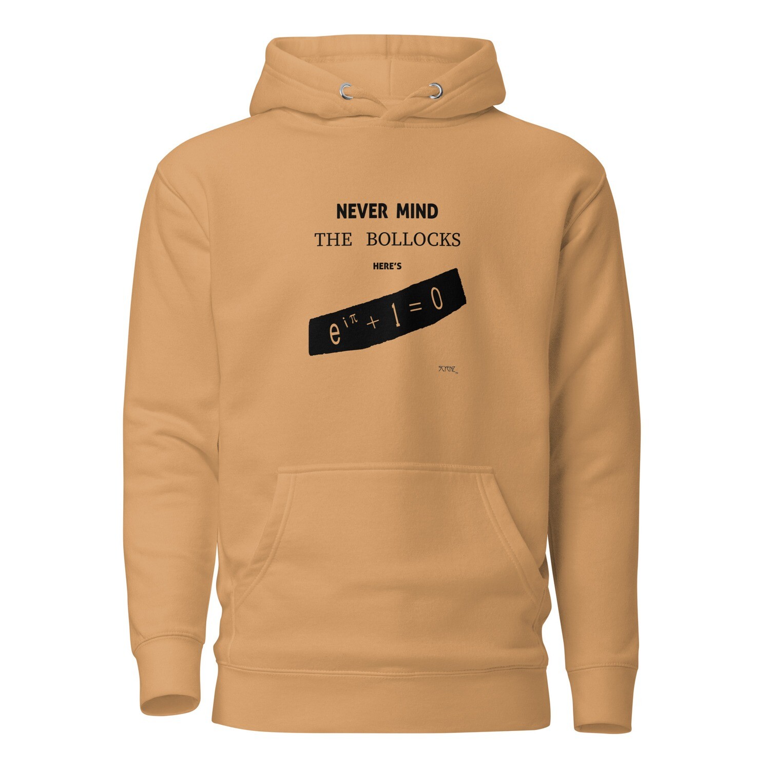 Never_Mind SCYENZ Unisex Hoodie - Science and Math Collection - Euler&#39;s Identity, Color: Khaki, Size: S