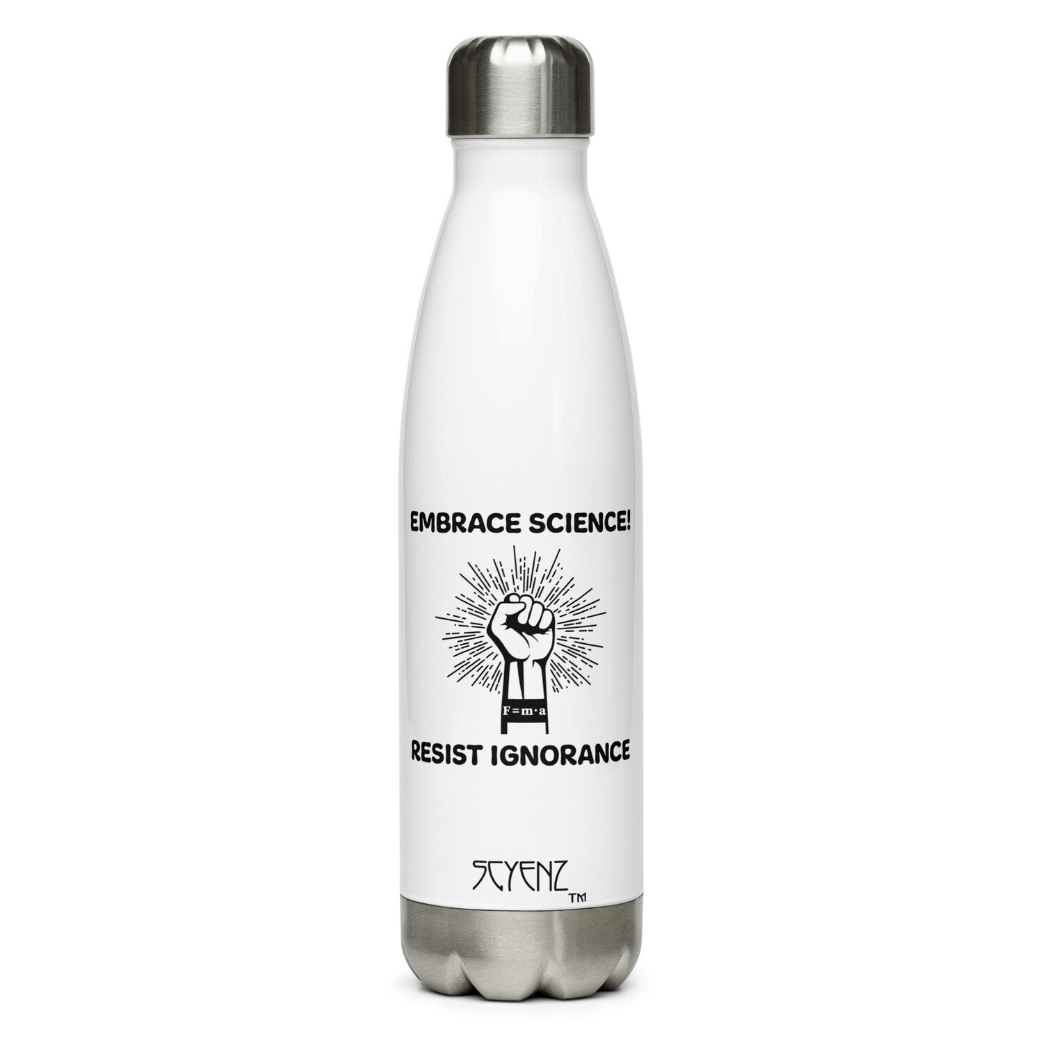 Embrace_Science SCYENZ Stainless Steel Water Bottle - Science and Math Collection