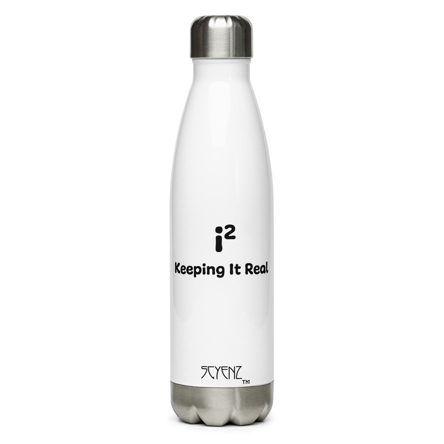 Keeping_It_Real SCYENZ Stainless Steel Water Bottle  - Science and Math Collection