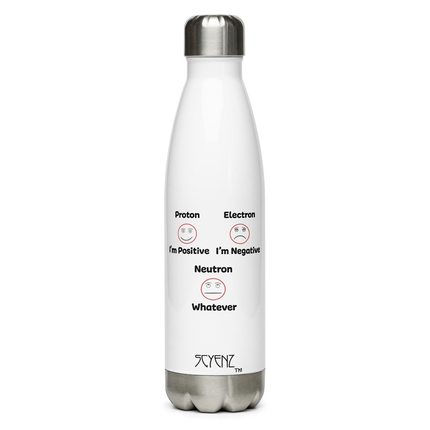 Neutron_Whatever SCYENZ Stainless Steel Water Bottle - Science and Math Collection
