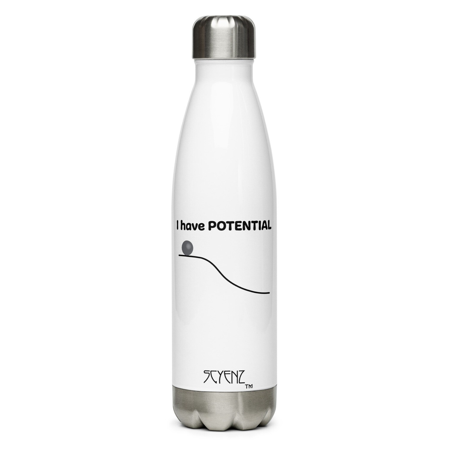 Potential SCYENZ Stainless Steel Water Bottle - Science and Math Collection
