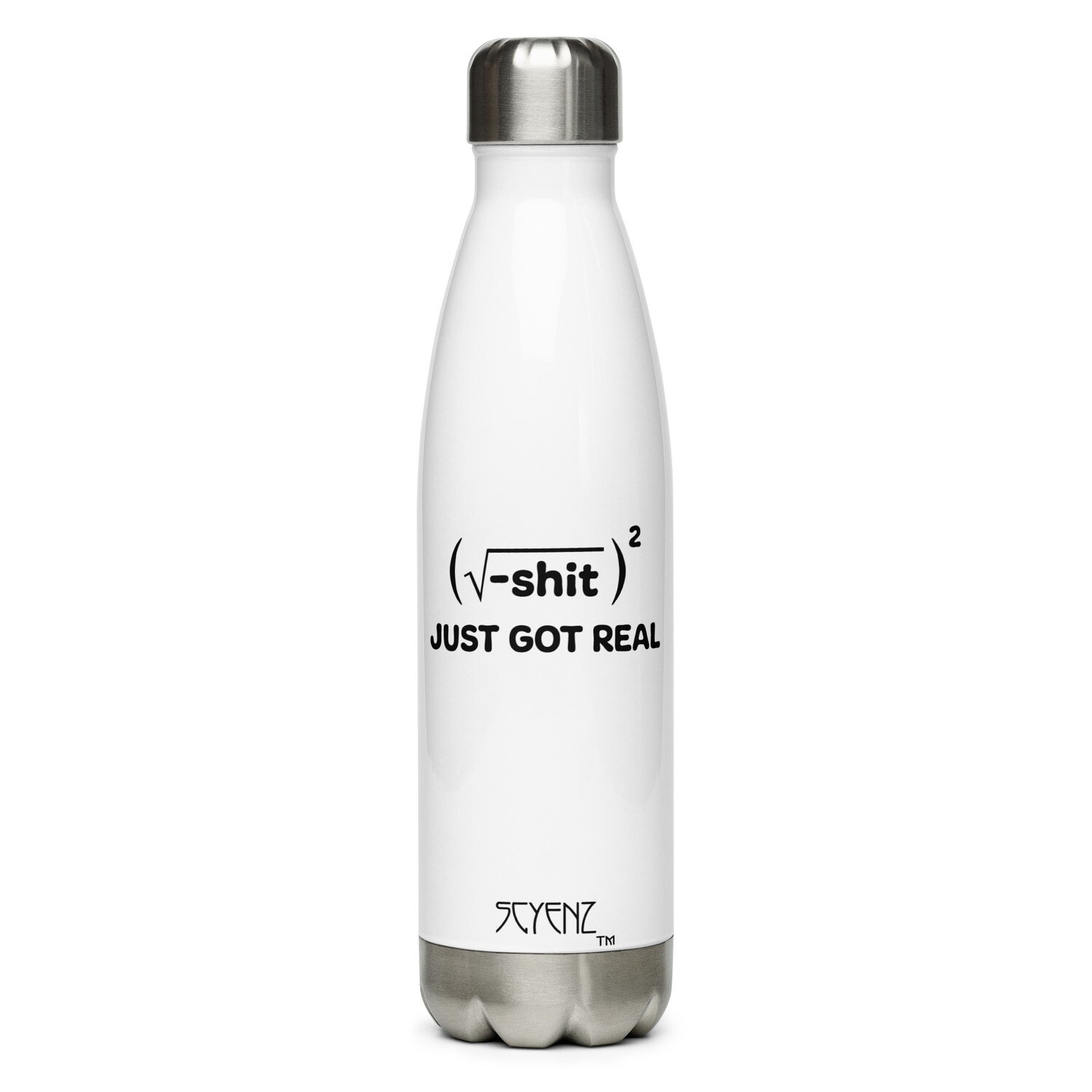 Got_Real SCYENZ Stainless Steel Water Bottle - Science and Math Collection