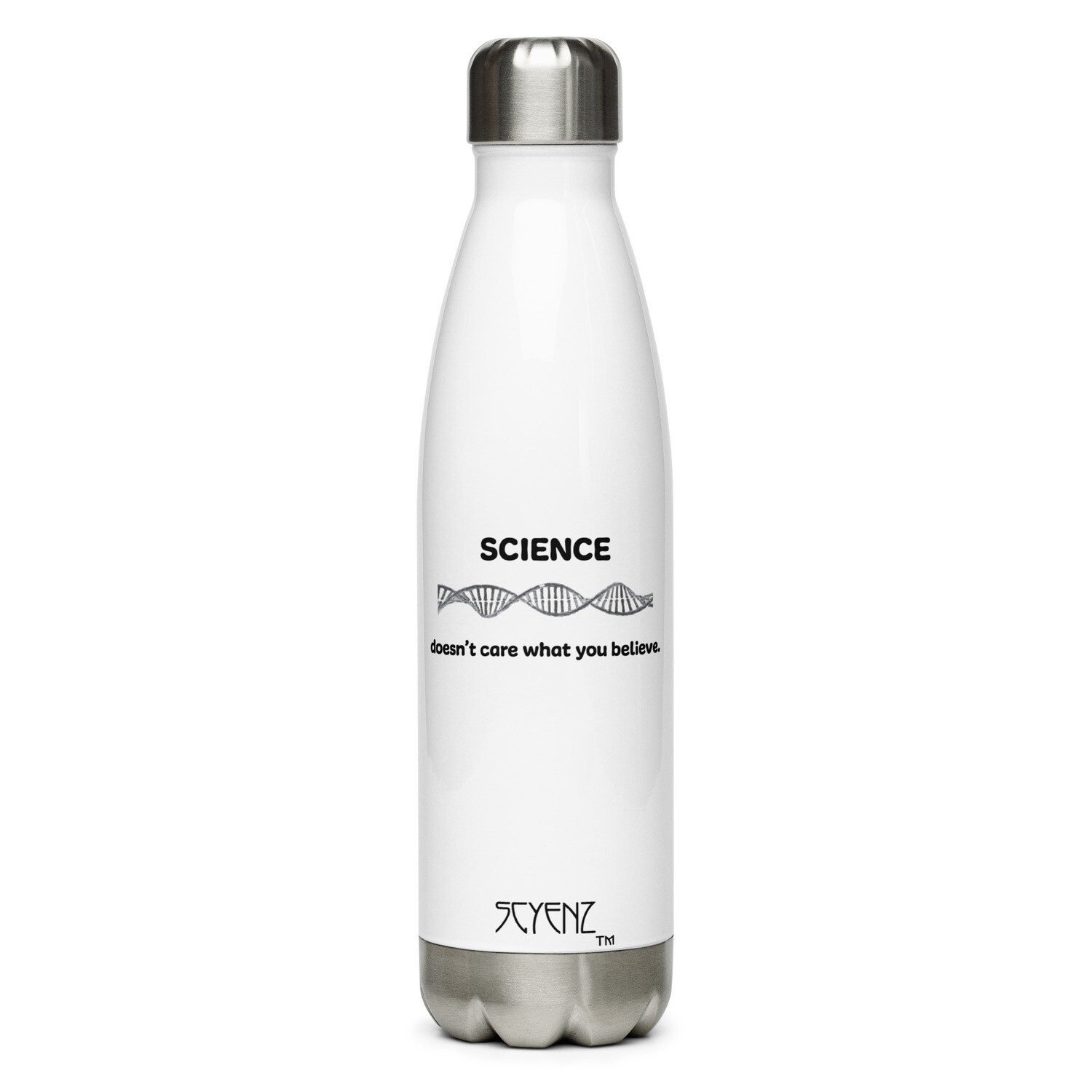 What_You_Believe_DNA_1 SCYENZ Stainless Steel Water Bottle - Science and Math Collection