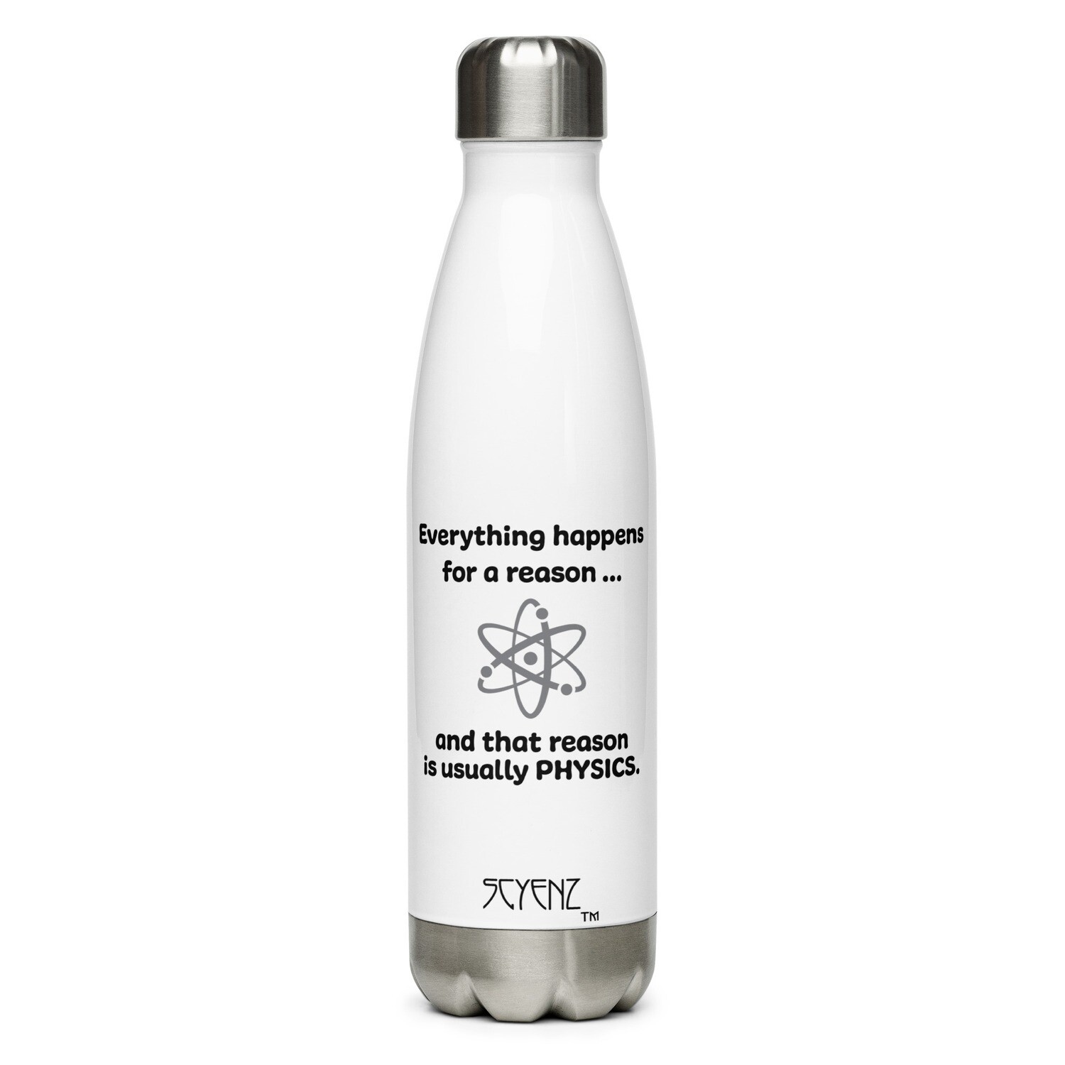 Usually_Physics SCYENZ Stainless Steel Water Bottle - Science and Math Collection
