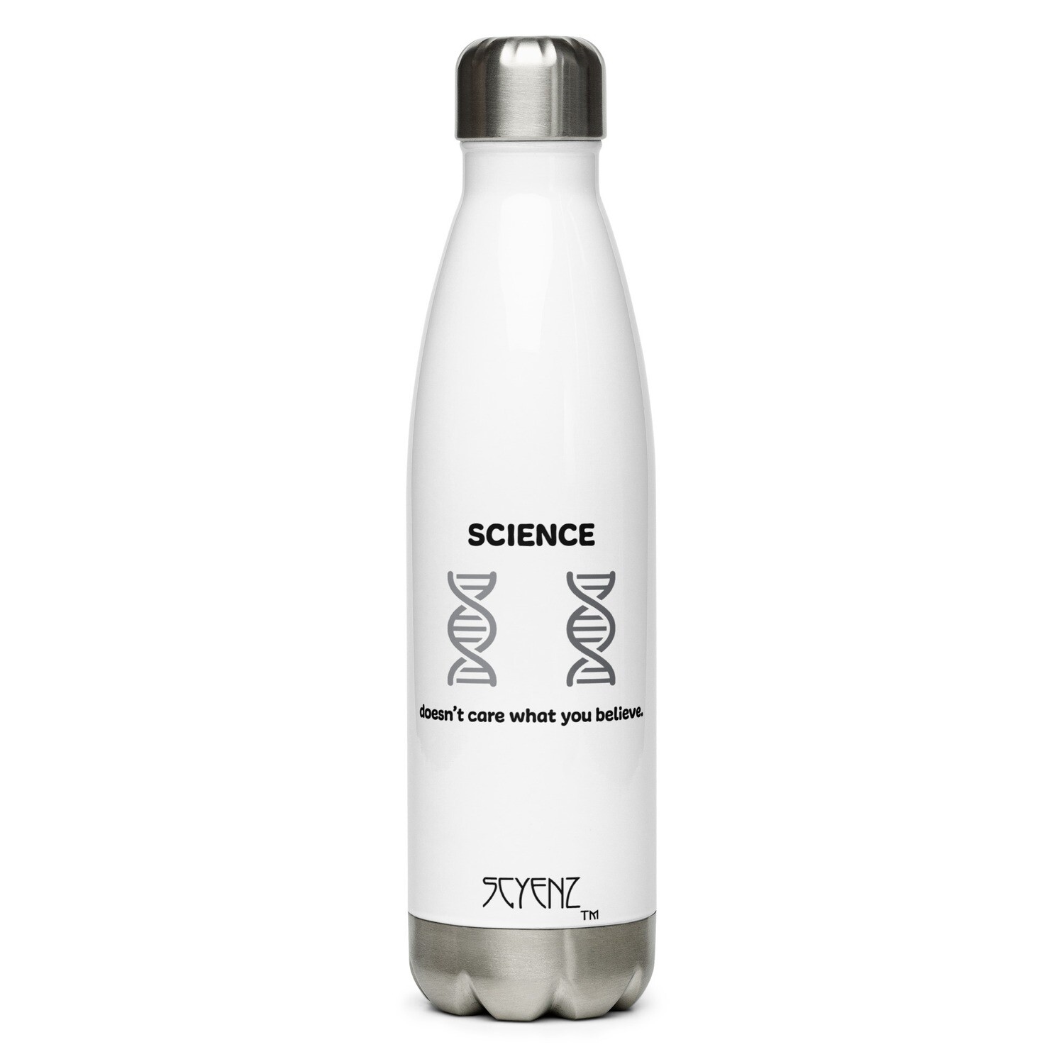 What_You_Believe_DNA_2 SCYENZ Stainless Steel Water Bottle - Science and Math Collection