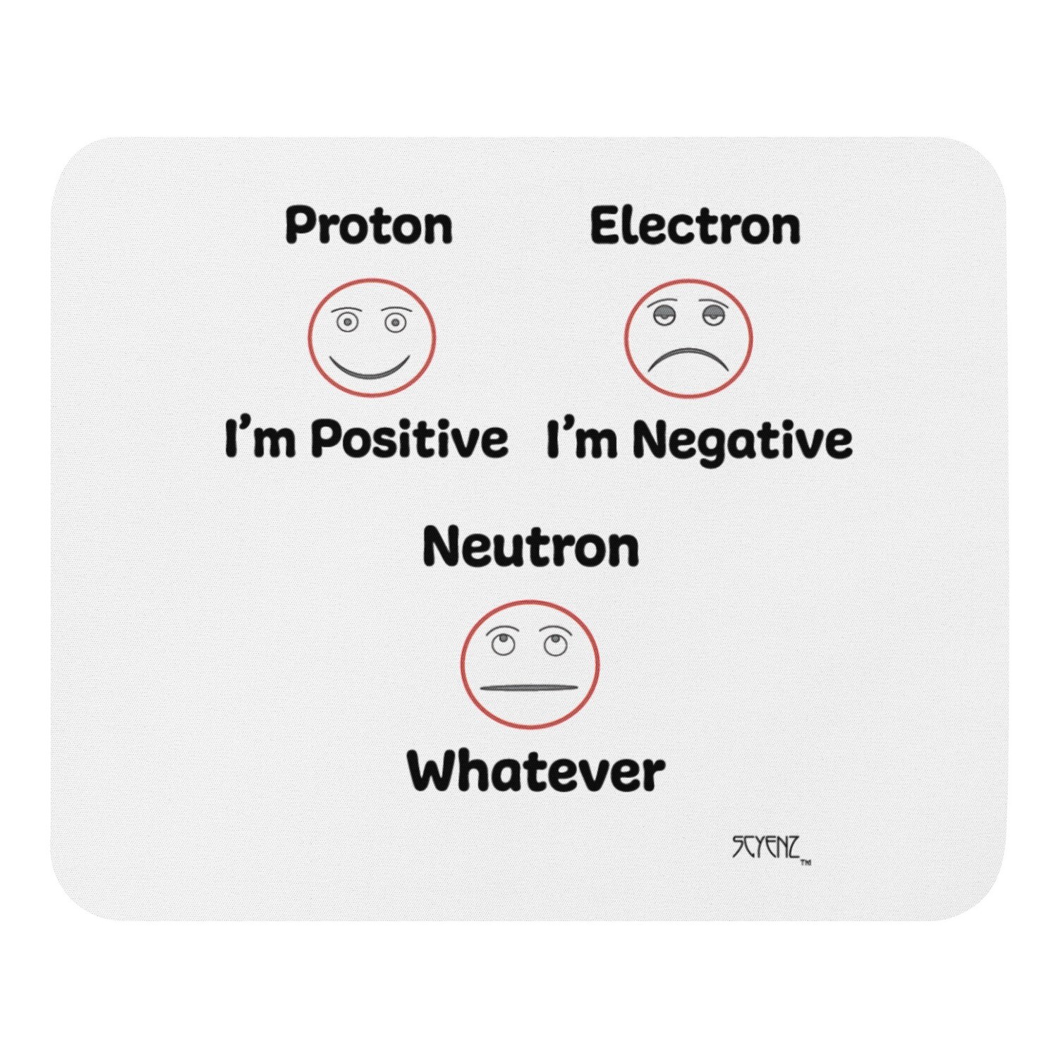 Neutron_Whatever SCYENZ Mouse pad -  Science and Math Collection