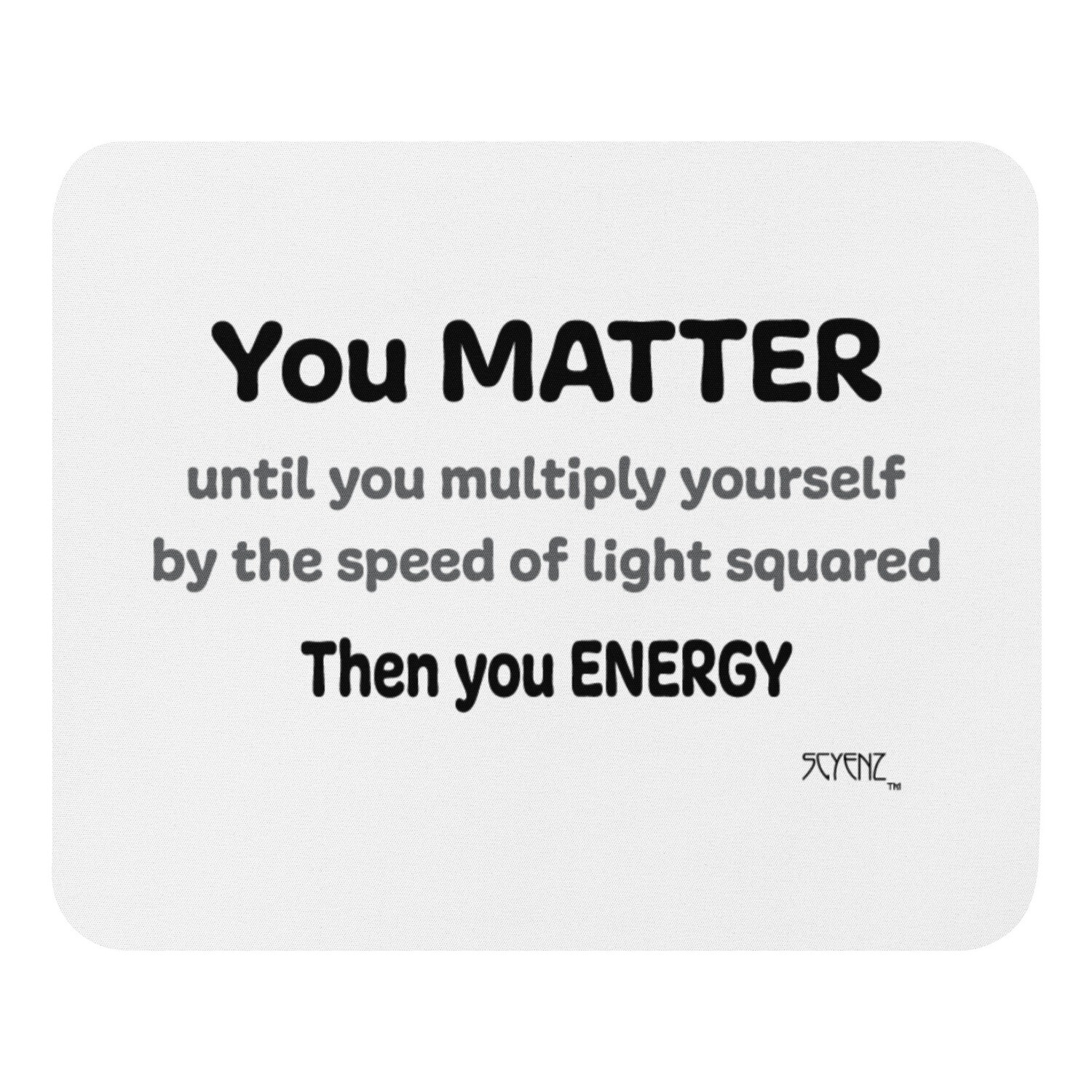 You_Matter SCYENZ Mouse pad - Science and Math Collection