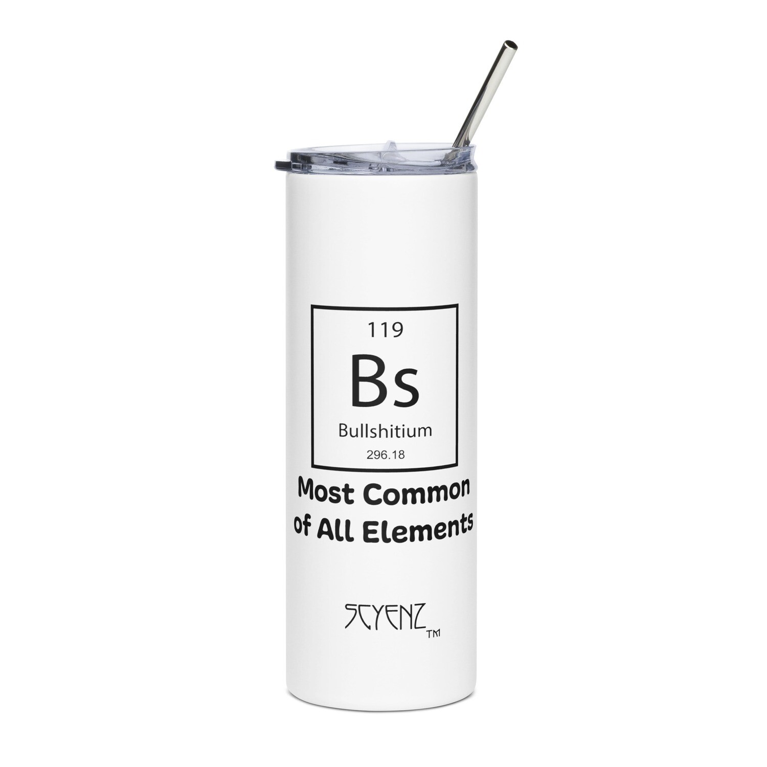 Bullshitium SCYENZ Stainless steel tumbler - Science and Math Collection