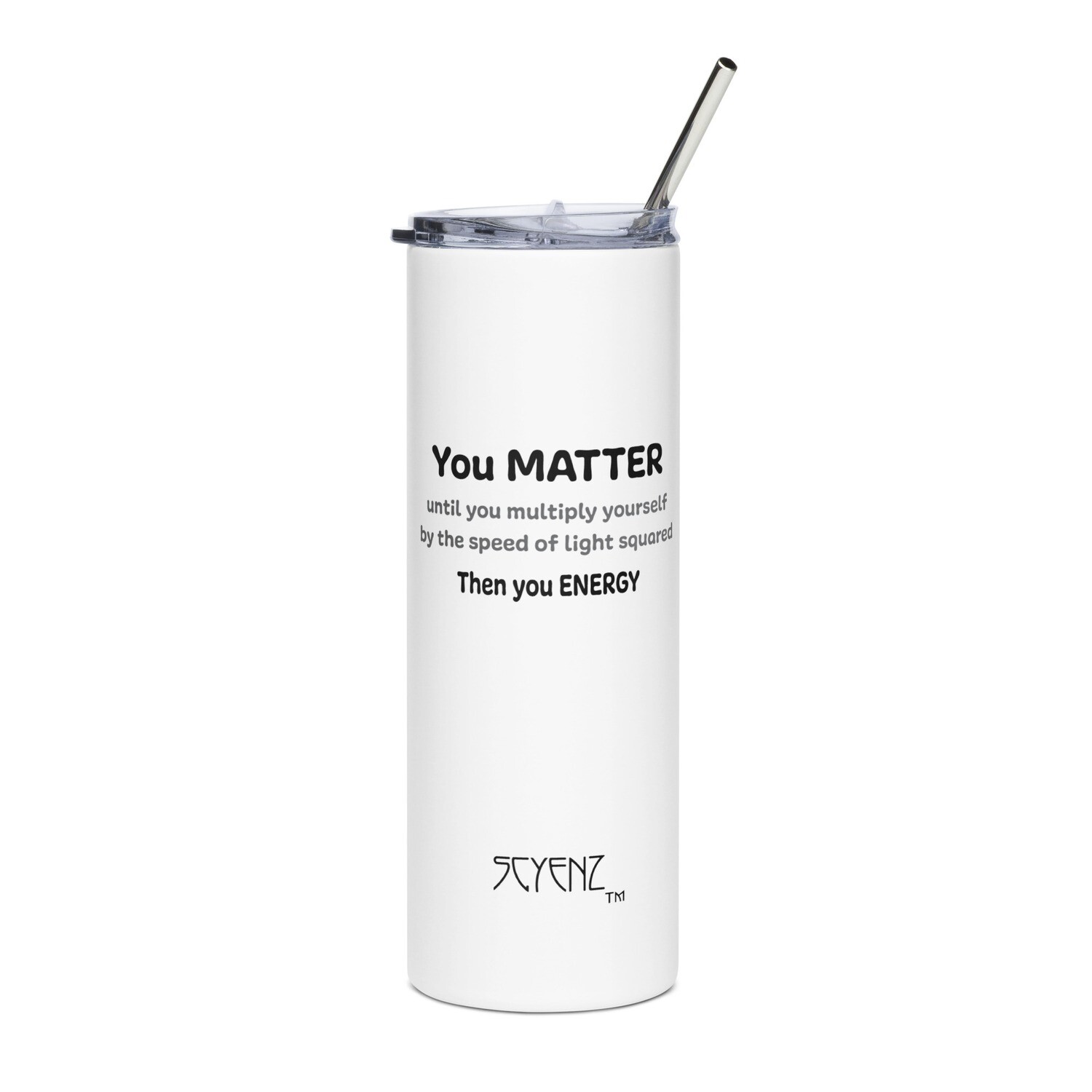 You_Matter SCYENZ Stainless steel tumbler - Science and Math Collection