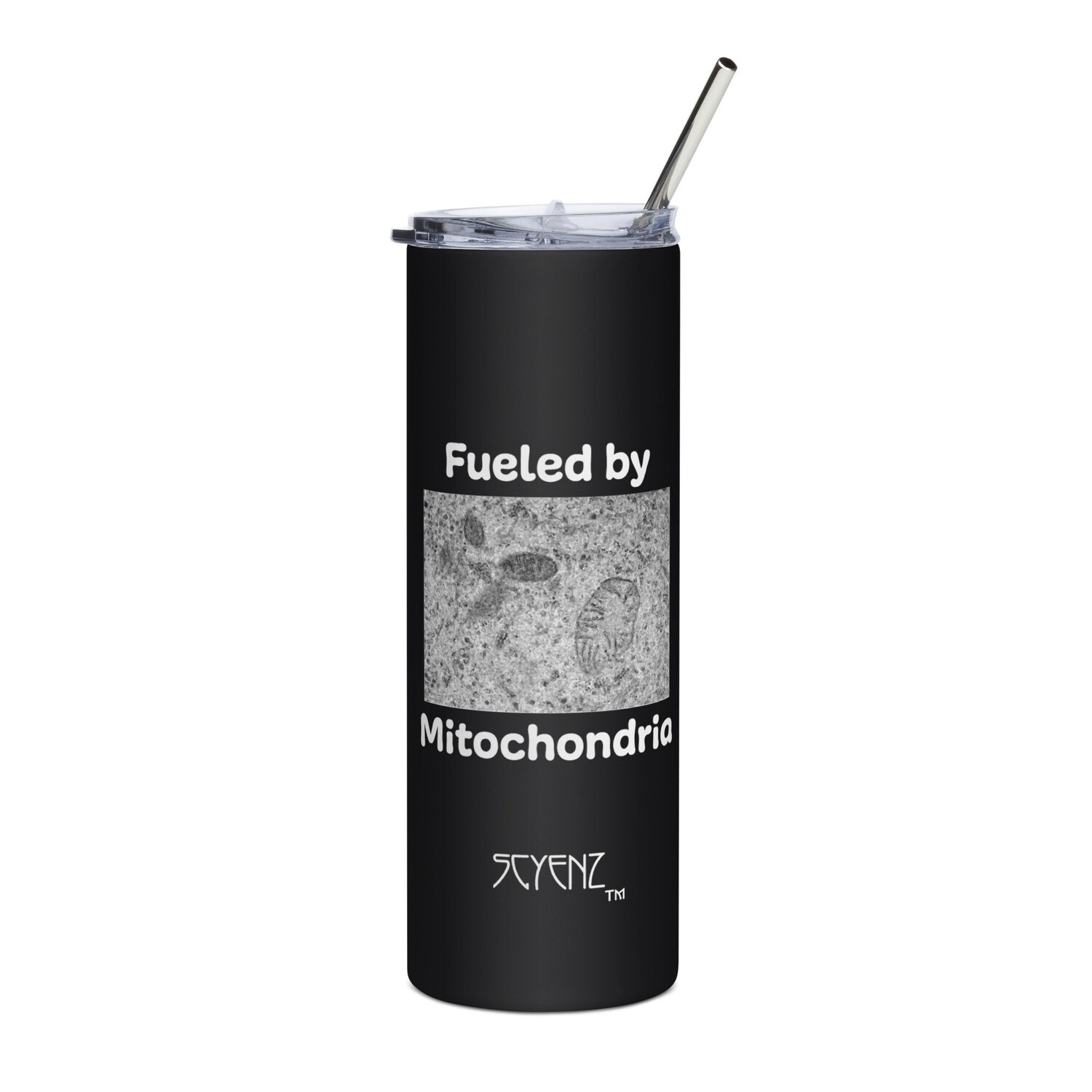 Mitochondria_1 SCYENZ Stainless steel tumbler - Science and Math Collection