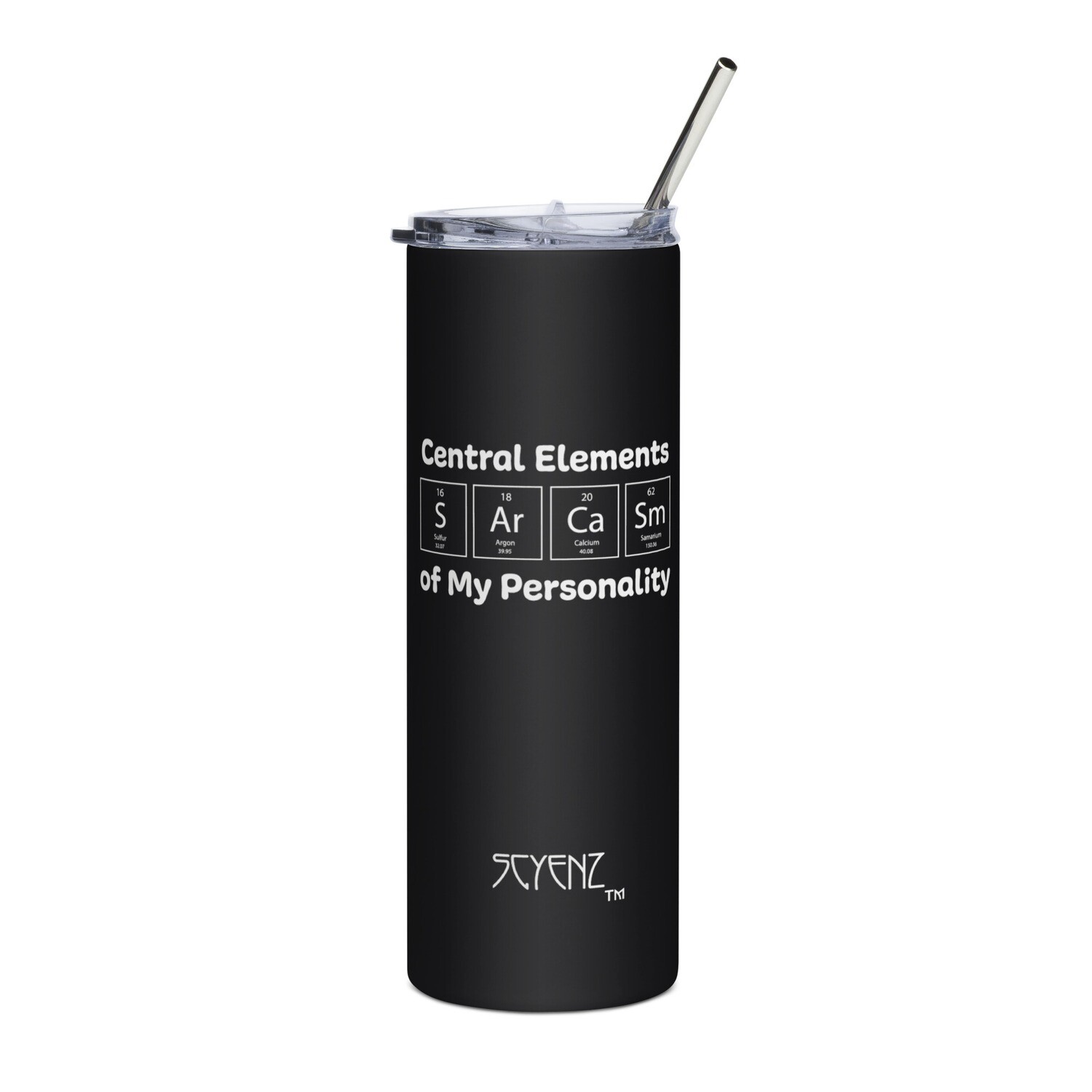 Sarcasm SCYENZ Stainless steel tumbler - Science and Math Collection
