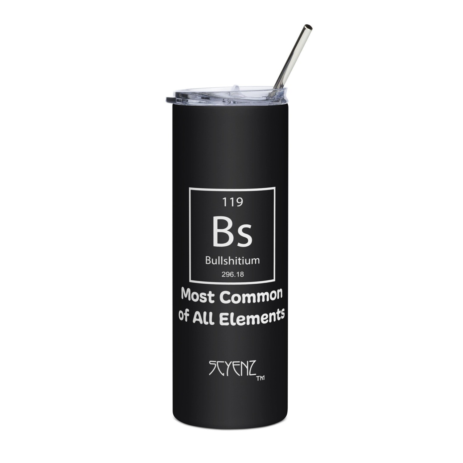 Bullshitium SCYENZ Stainless steel tumbler - Science and Math Collection