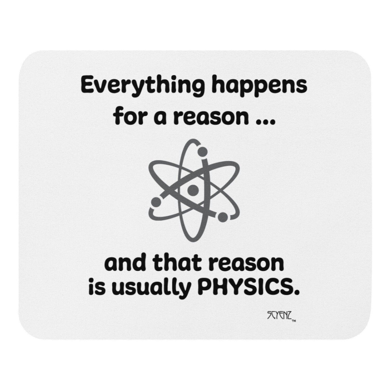 Usually_Physics SCYENZ Mouse pad - Science and Math Collection