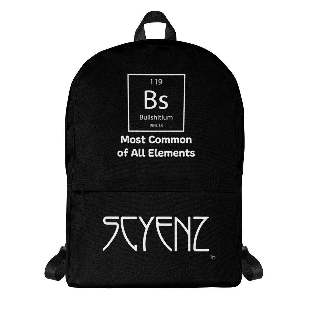 Bullshitium SCYENZ Backpack - Science and Math Colleciton