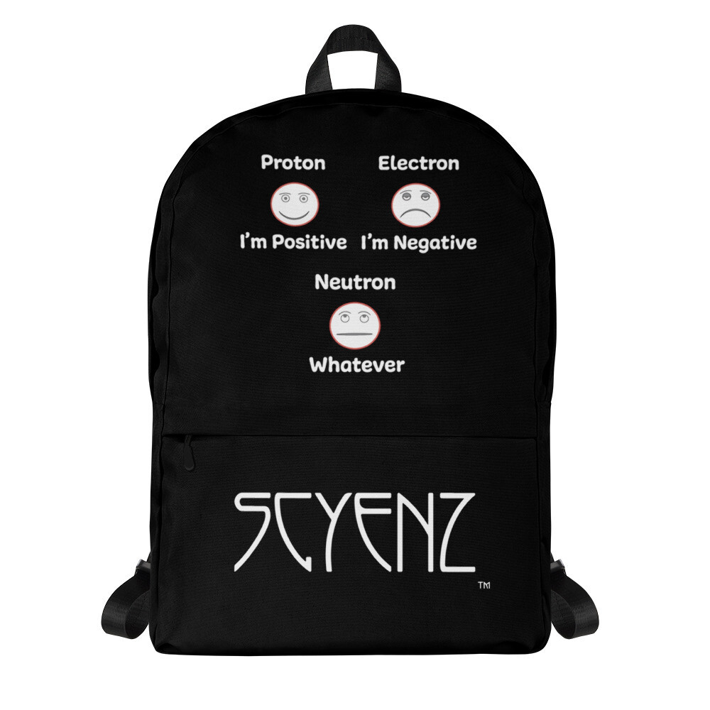 Neutron_Whatever SCYENZ Backpack - Science and Math Collection