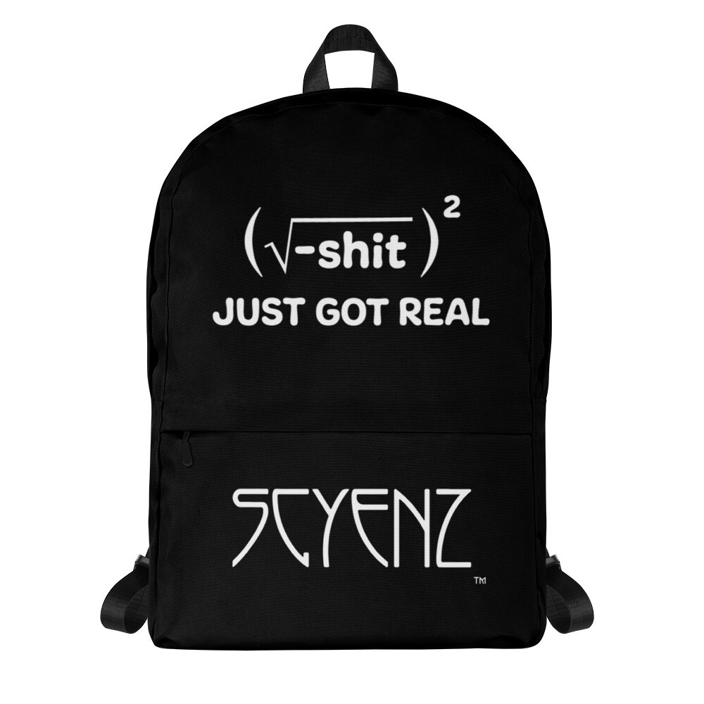 Just_Got_Real SCYENZ Backpack- Science and Math Collection