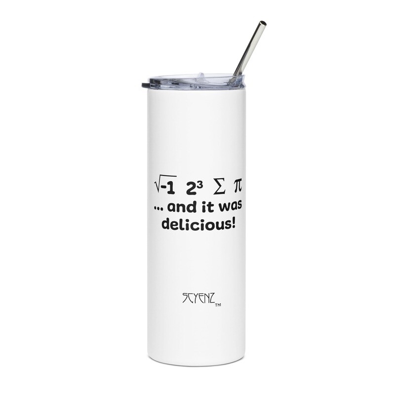 I_Eight_Sum_Pi SCYENZ Stainless steel tumbler - Science and Math Collection
